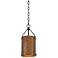 Possini Euro Julian 6" Wide Rustic Bronze Mini Pendant