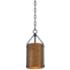 Possini Euro Julian 6" Wide Rustic Bronze Mini Pendant