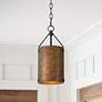 1_Possini Euro Julian 6" Wide Rustic Bronze Mini Pendant
