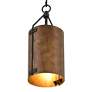 3_Possini Euro Julian 6" Wide Rustic Bronze Mini Pendant more views