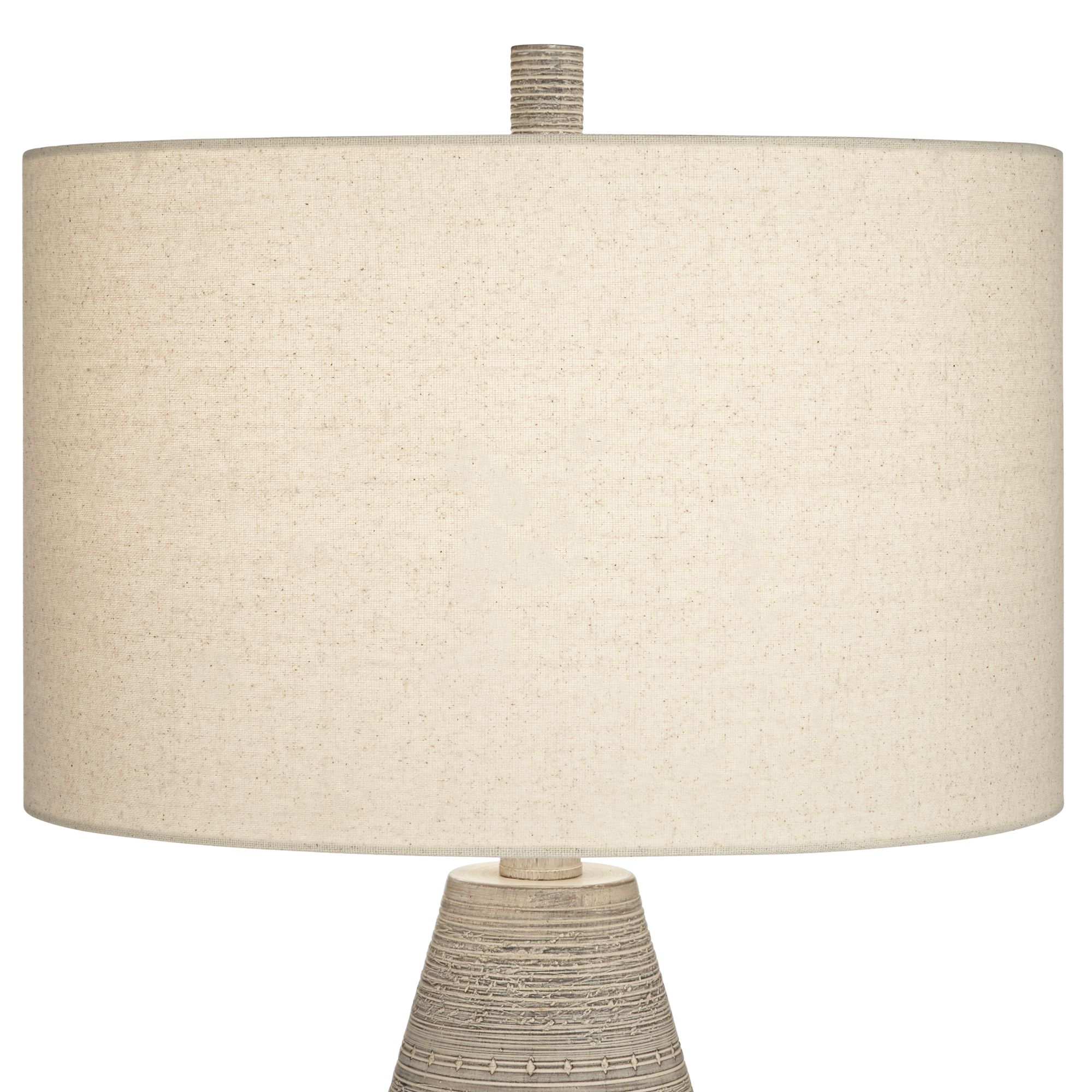 Image 5 Possini Euro Julio 30" High Natural Gray Modern Vase Table Lamp more views