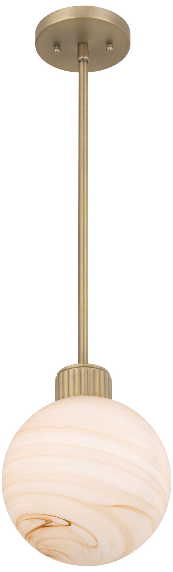Watch A Video About the Possini Euro Jupiter Wide Brass and Glass Mini Pendant Light