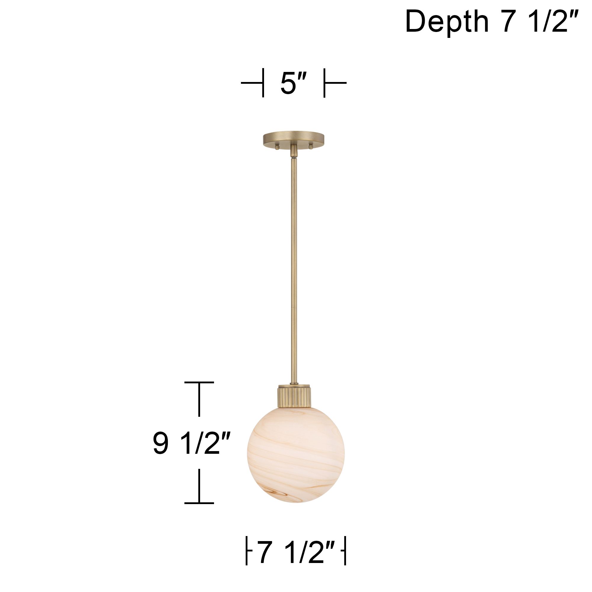 Watch A Video About the Possini Euro Jupiter Wide Brass and Glass Mini Pendant Light