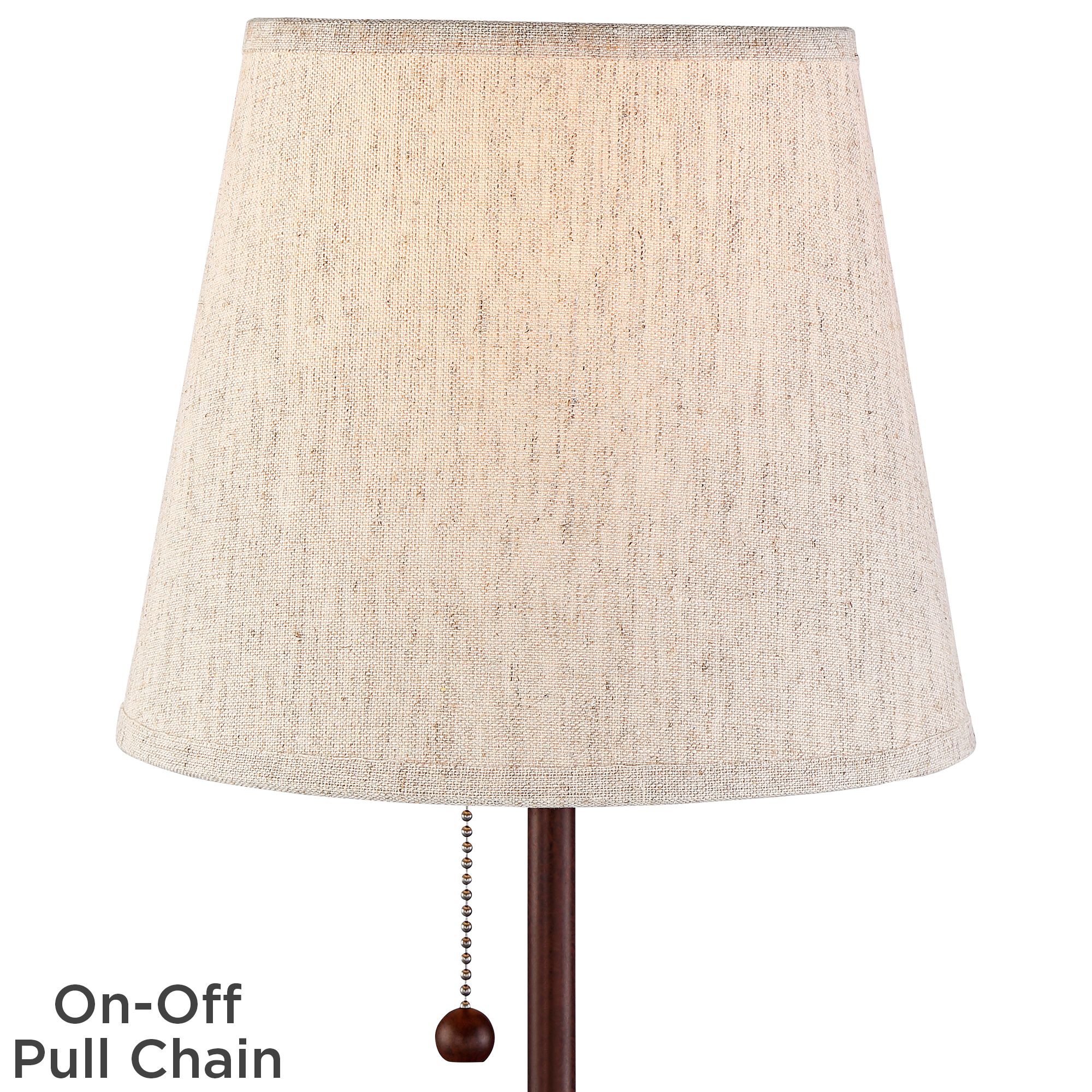 Image 7 Possini Euro Justin 18 1/4" High Bronze USB Table Lamps Set of 2 more views