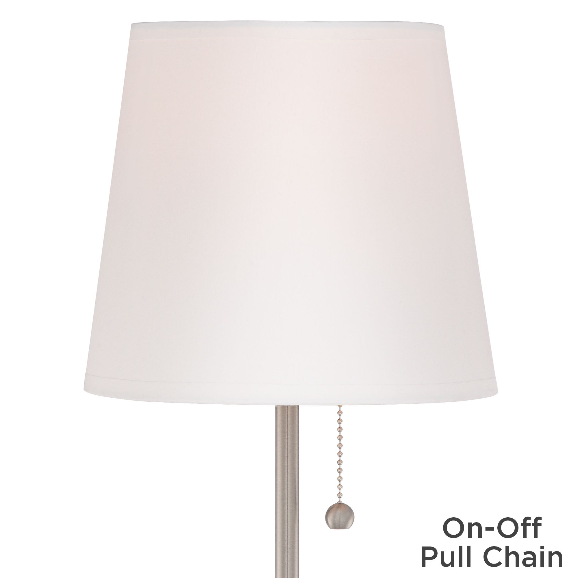 Image 5 Possini Euro Justin 18" Metal Accent USB Lamps Set of 2 with Dimmers more views