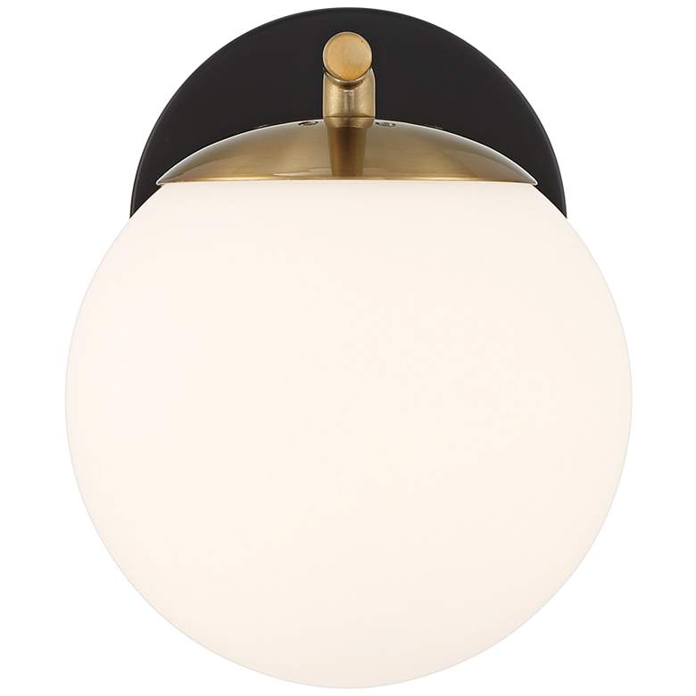 Image 5 Possini Euro Kamara 7 3/4"H Gold and Black Wall Sconce Set of 2 more views