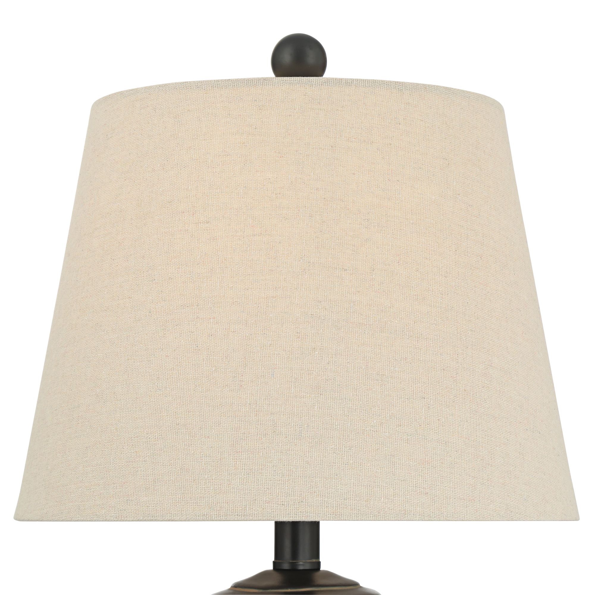 Image 3 Possini Euro Kano 19" High Brown and Black Accent Table Lamp more views