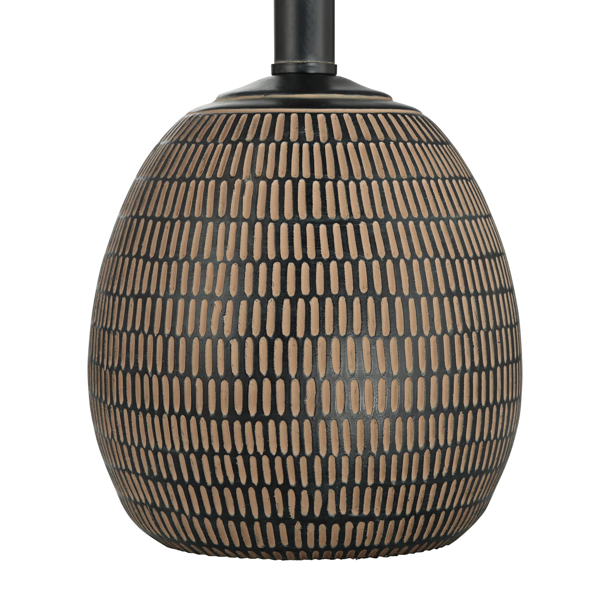 Image 6 Possini Euro Kano 19" High Brown and Black Accent Table Lamp more views