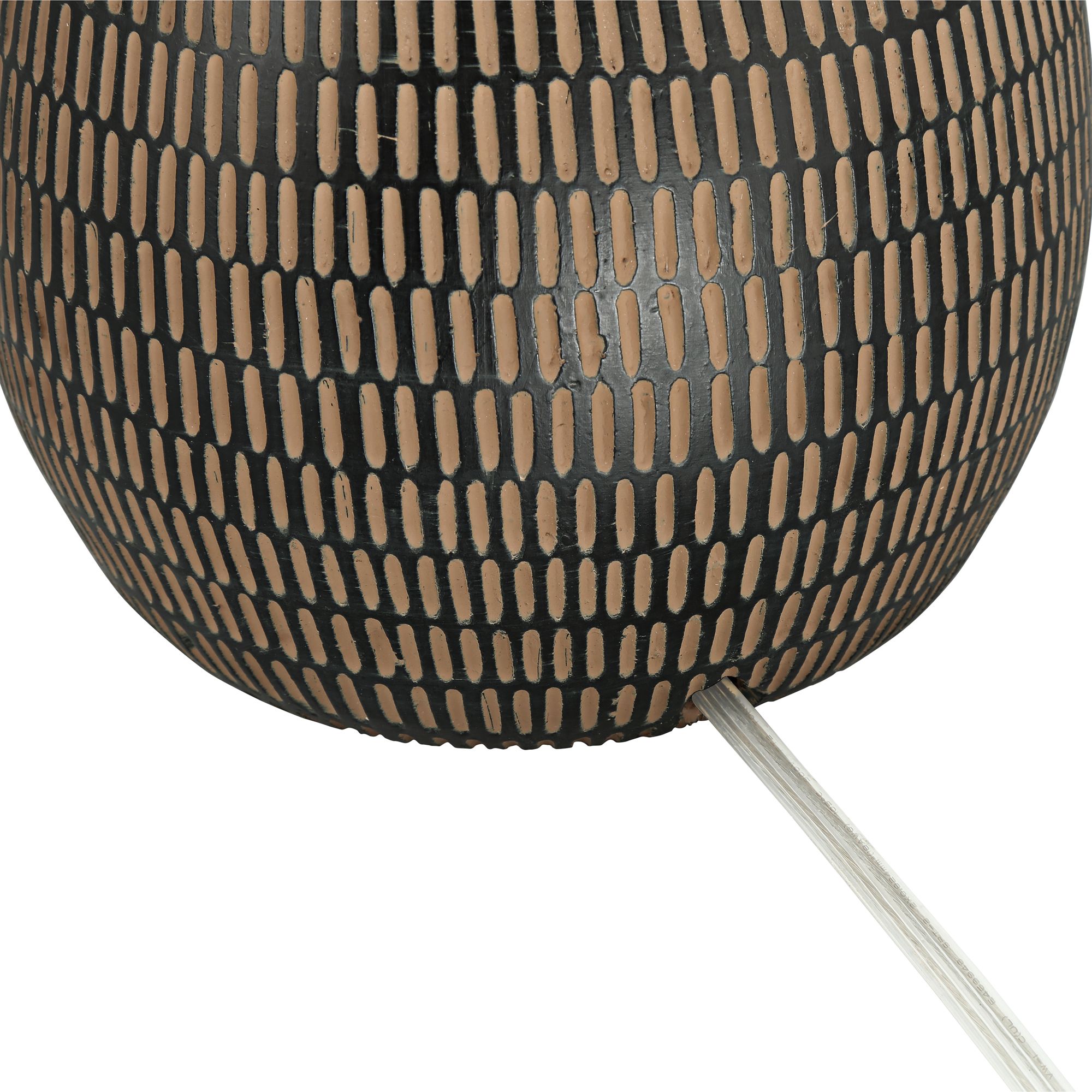 Image 7 Possini Euro Kano 19" High Brown and Black Accent Table Lamp more views