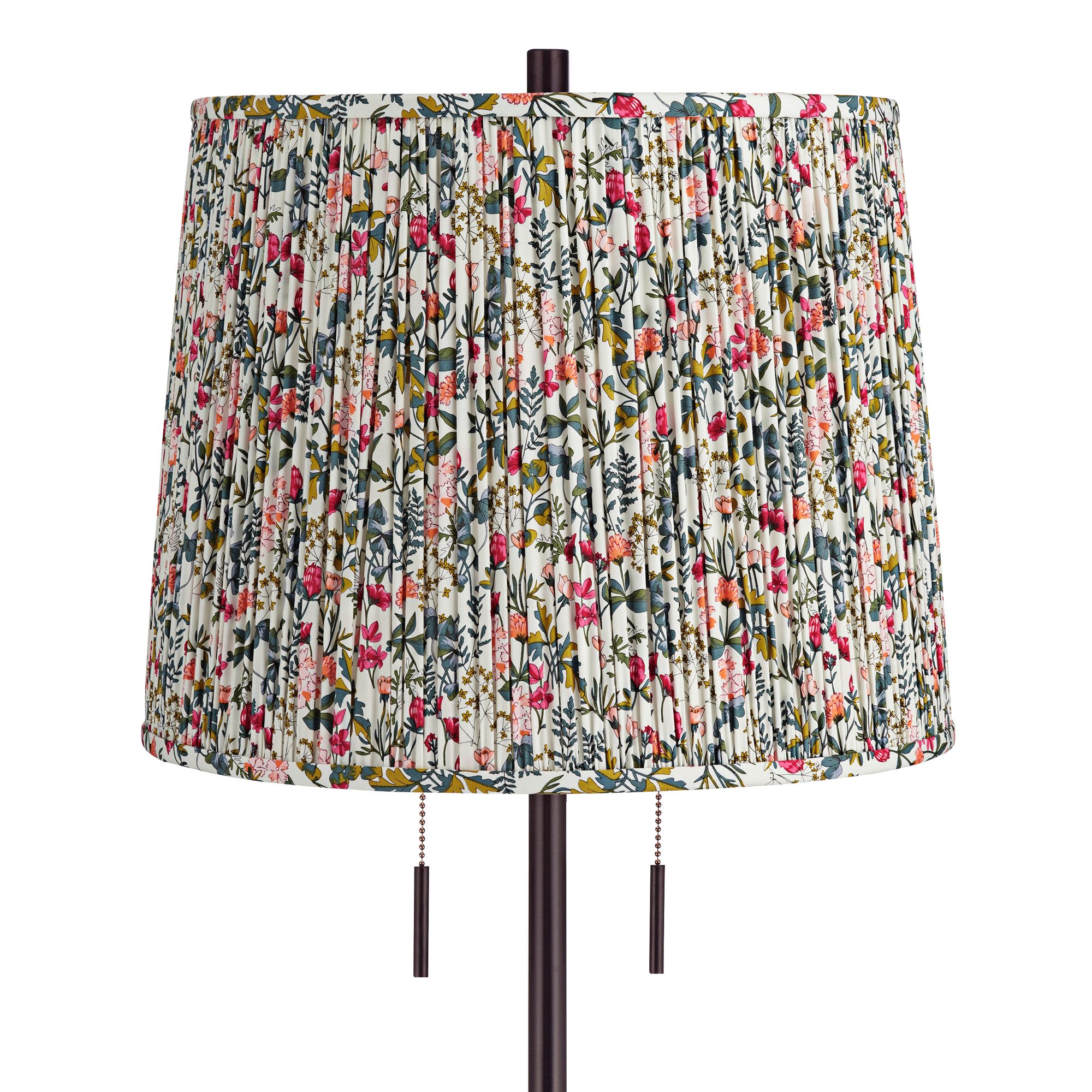 Image 2 Possini Euro Karina 33"H Bronze Buffet Table Lamp with Meadow Shade more views