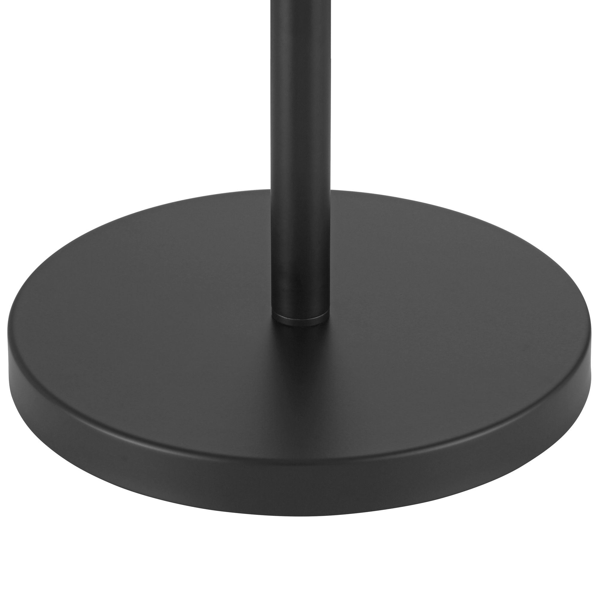 Image 5 Possini Euro Karis 62 1/2" Glass and Matte Black Downbridge Floor Lamp more views