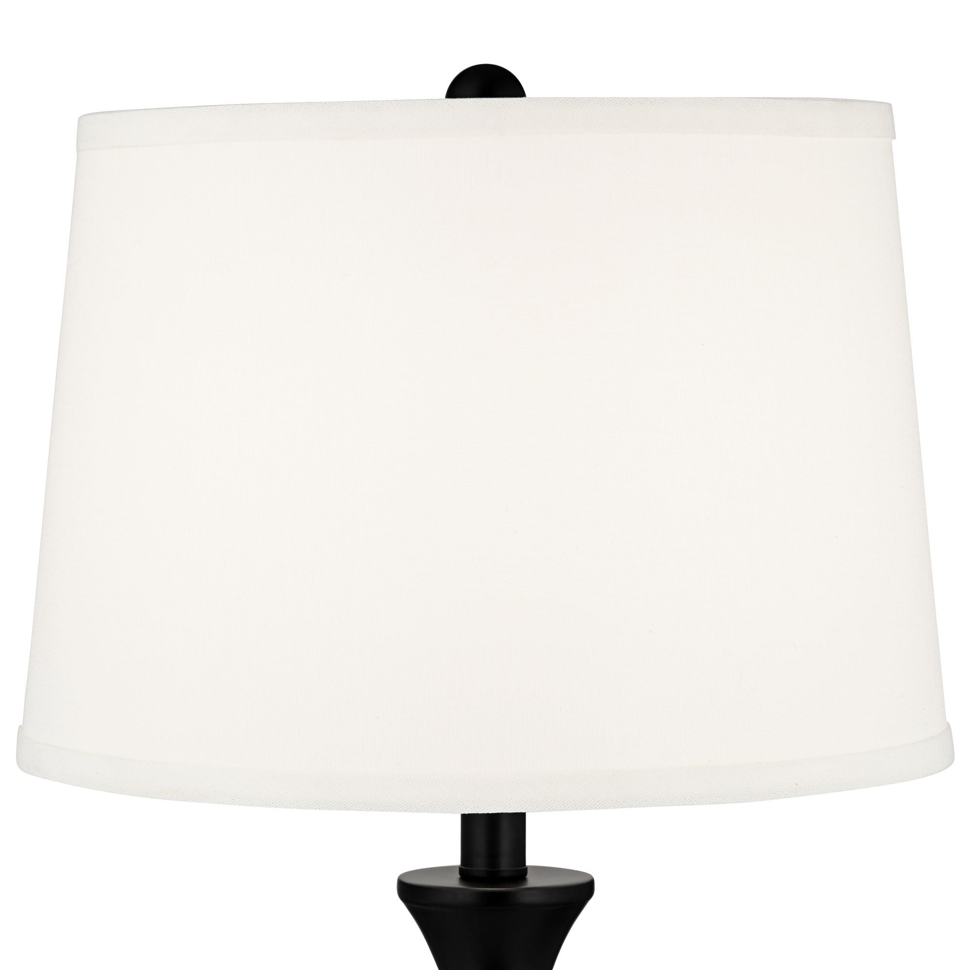 Image 7 Possini Euro Karl 28 1/4" Black Finish Outlet-USB Table Lamps Set of 2 more views