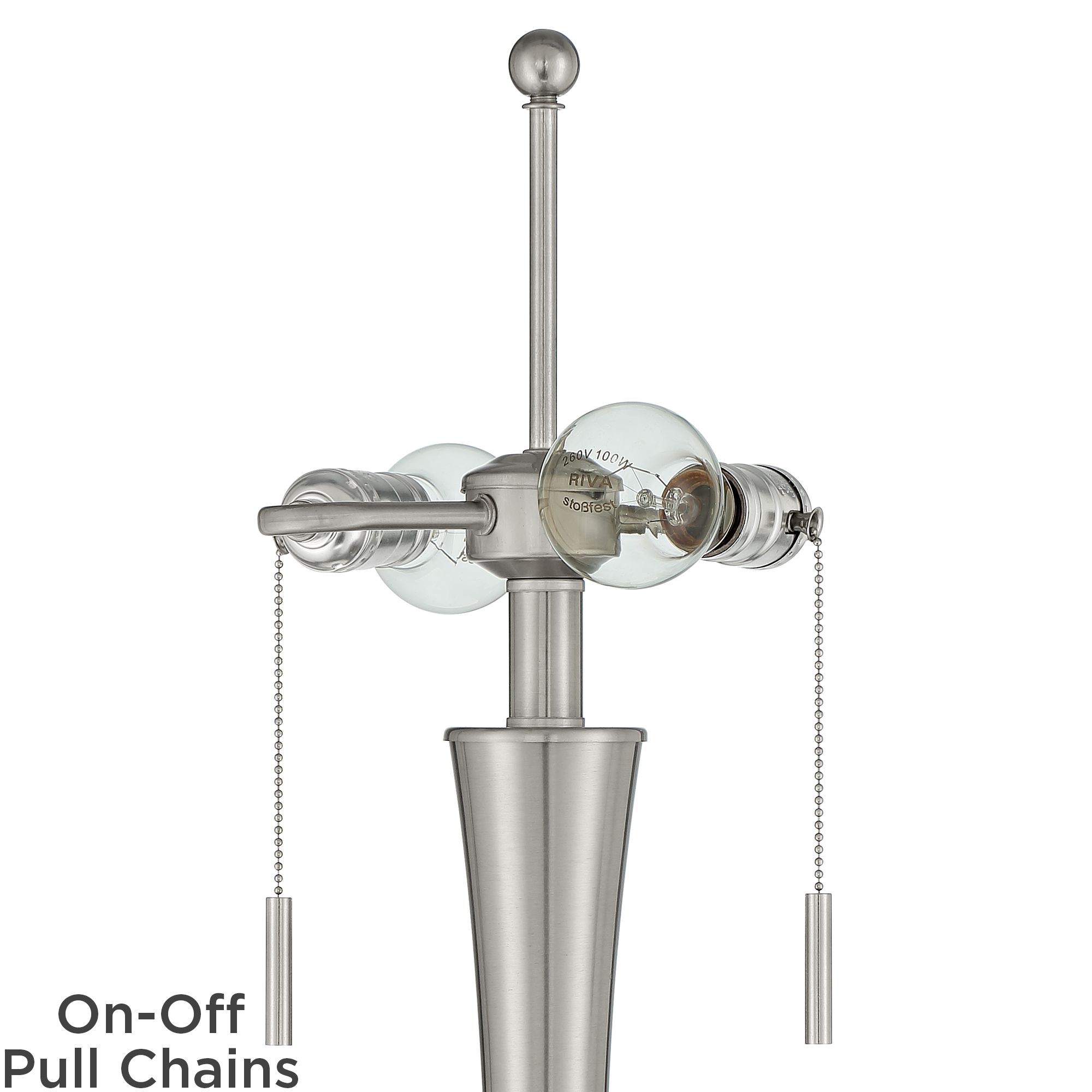 Image 4 Possini Euro Karl 63 3/4" High Luxe Modern Brushed Nickel Floor Lamp more views