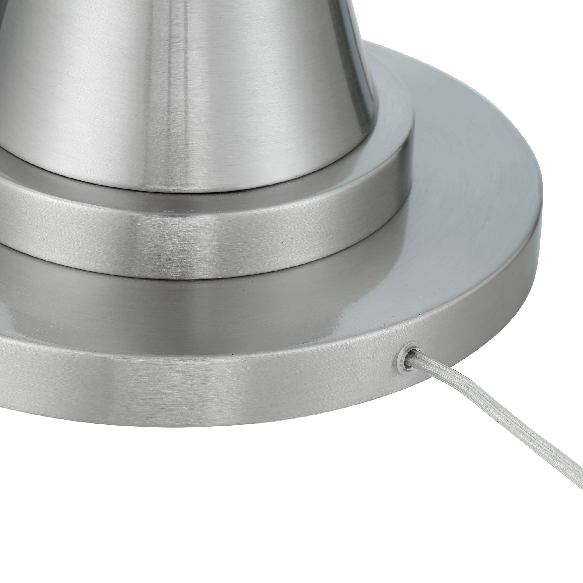 Image 6 Possini Euro Karl 63 3/4" High Luxe Modern Brushed Nickel Floor Lamp more views