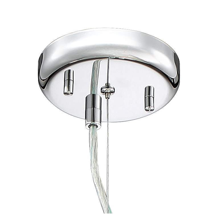 Image 5 Possini Euro Karyn 30"W Chrome 12-Light LED Sputnik Pendant more views