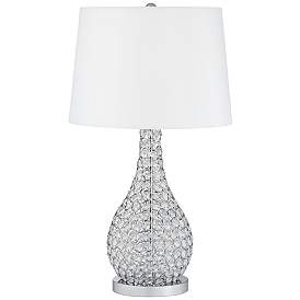 Image3 of Possini Euro Kasey 27" High Acrylic Beaded Gourd Table Lamp