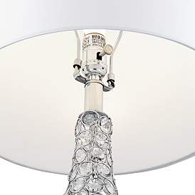 Image4 of Possini Euro Kasey 27" High Acrylic Beaded Gourd Table Lamp more views
