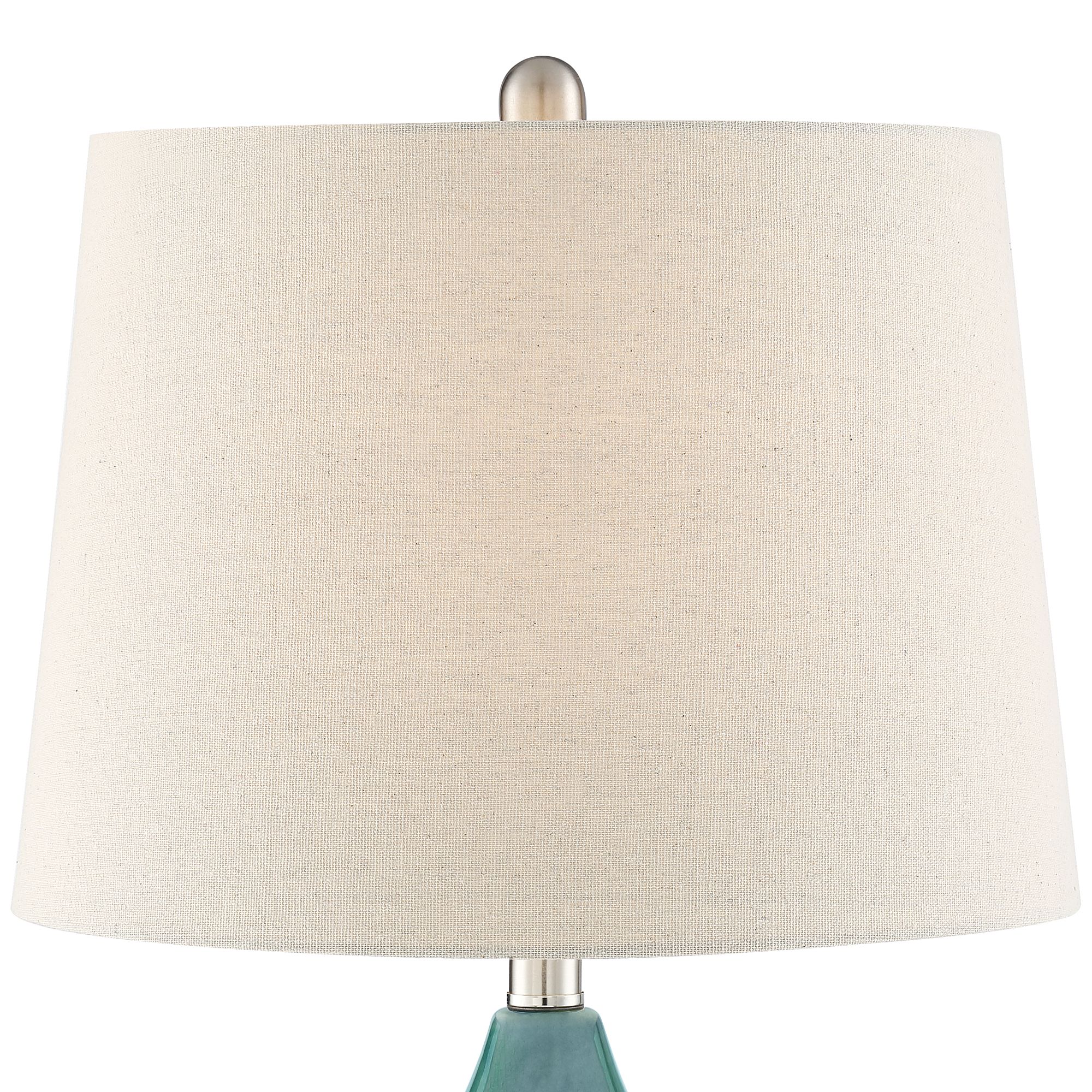 Image 4 Possini Euro Kate 24 3/4" Sea Foam Blue-Green Ceramic Table Lamp more views