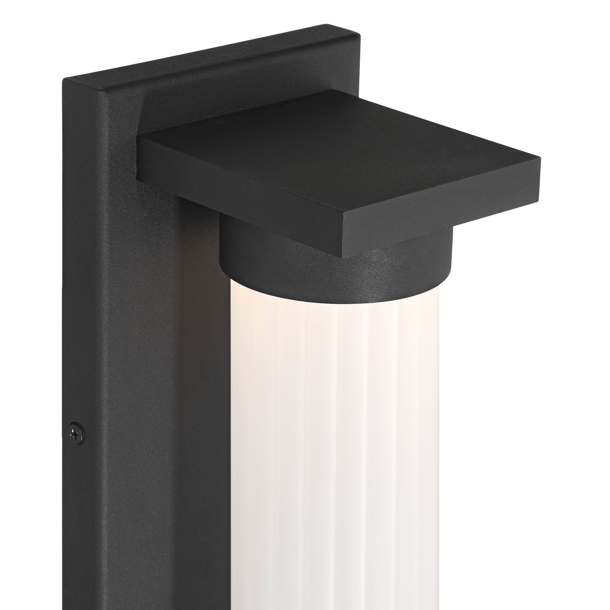Possini Euro Kathleen 14" High Sand Black LED Outdoor Wall Light Image 3