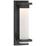 Watch A Video About the Possini Euro Kathleen Sand Black LED Outdoor Wall Light