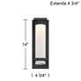 Watch A Video About the Possini Euro Kathleen Sand Black LED Outdoor Wall Light