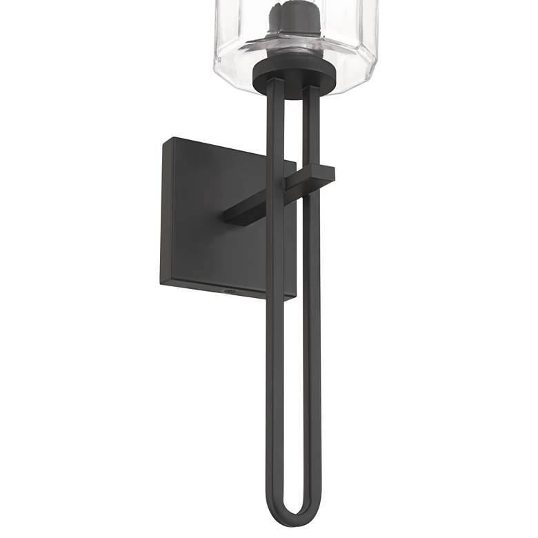 Image 4 Possini Euro Katrina 17 1/2" High Black Wall Sconce Set of 2 more views