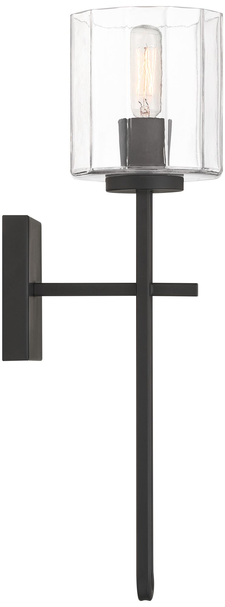 Watch A Video About the Possini Euro Katrina Black Wall Sconce