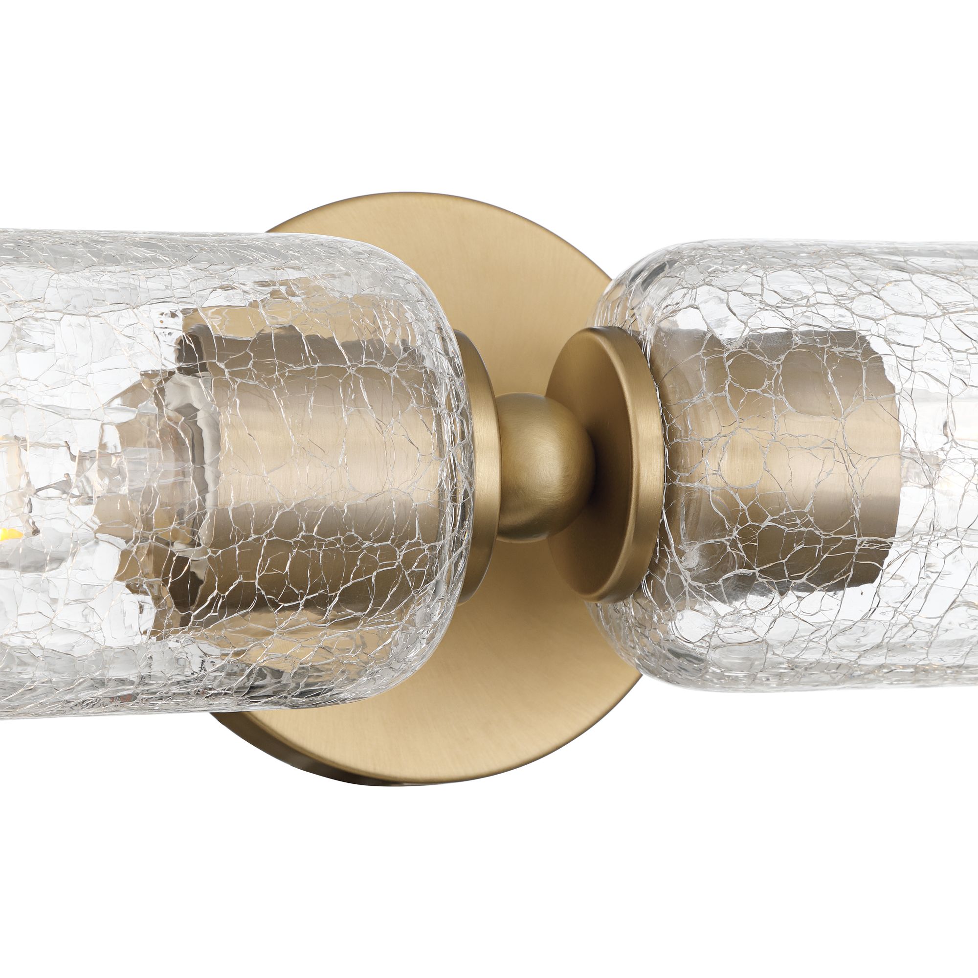 Image 3 Possini Euro Katrina 21 1/2" Wide Vintage Brass 2-Light Bath Light more views