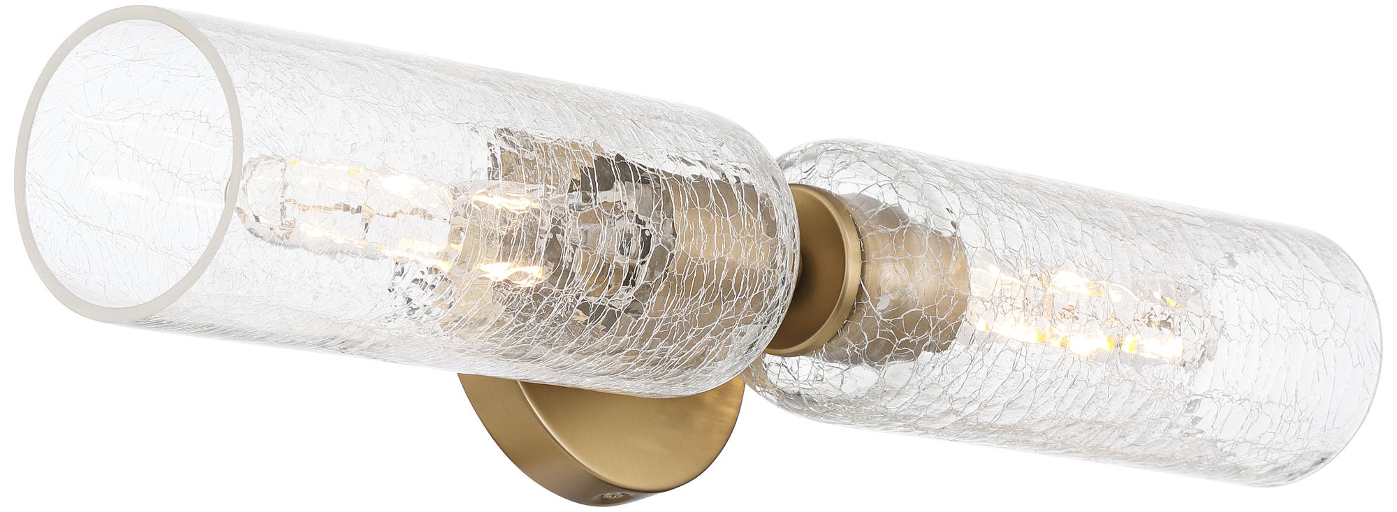 Image 6 Possini Euro Katrina 21 1/2" Wide Vintage Brass 2-Light Bath Light more views