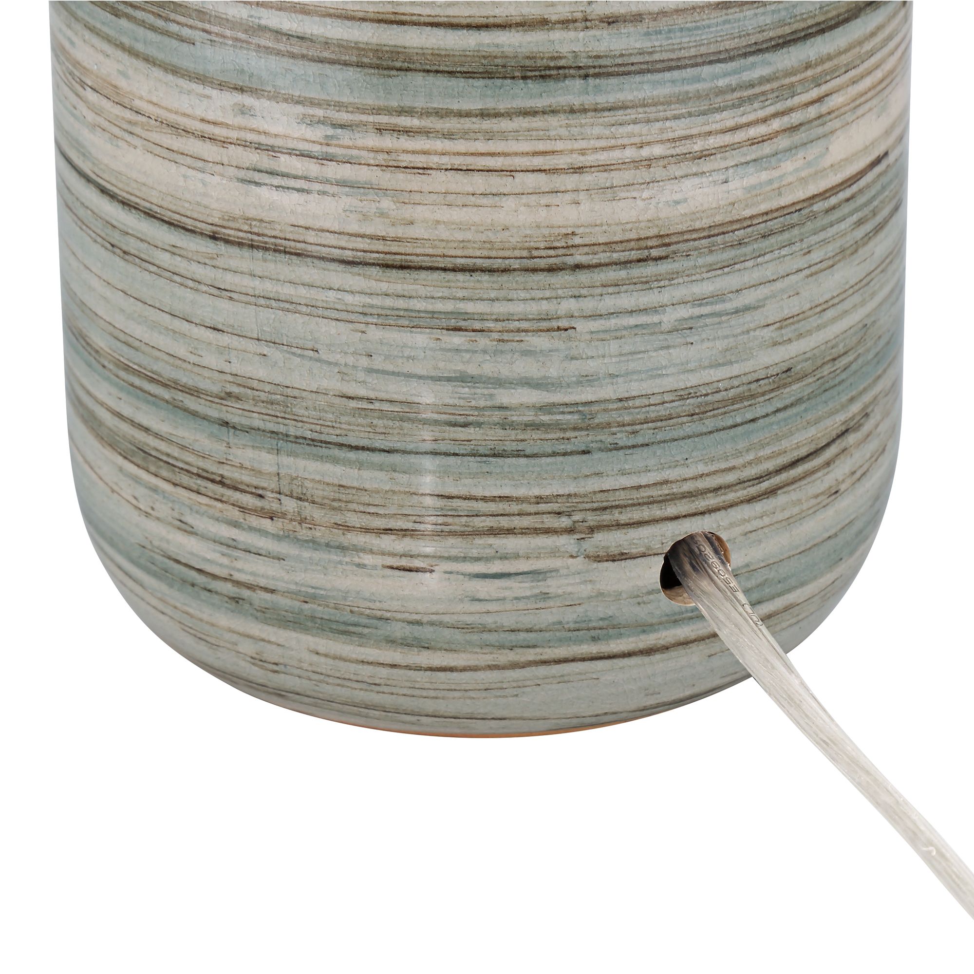 Image 7 Possini Euro Kayla 23 1/2" High Coastal Modern Ceramic Table Lamp more views