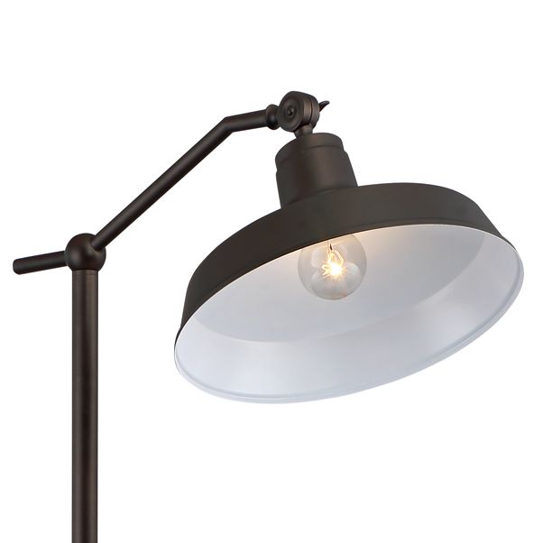 Image 3 Possini Euro Kayne 61" Satin Bronze Rustic Downbridge Floor Lamp more views
