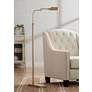 1_Possini Euro Keegan Warm Gold Adjustable Swing Arm Pharmacy Floor Lamp