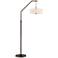 Possini Euro Kellan Oil Rubbed Bronze Arc Floor Lamp