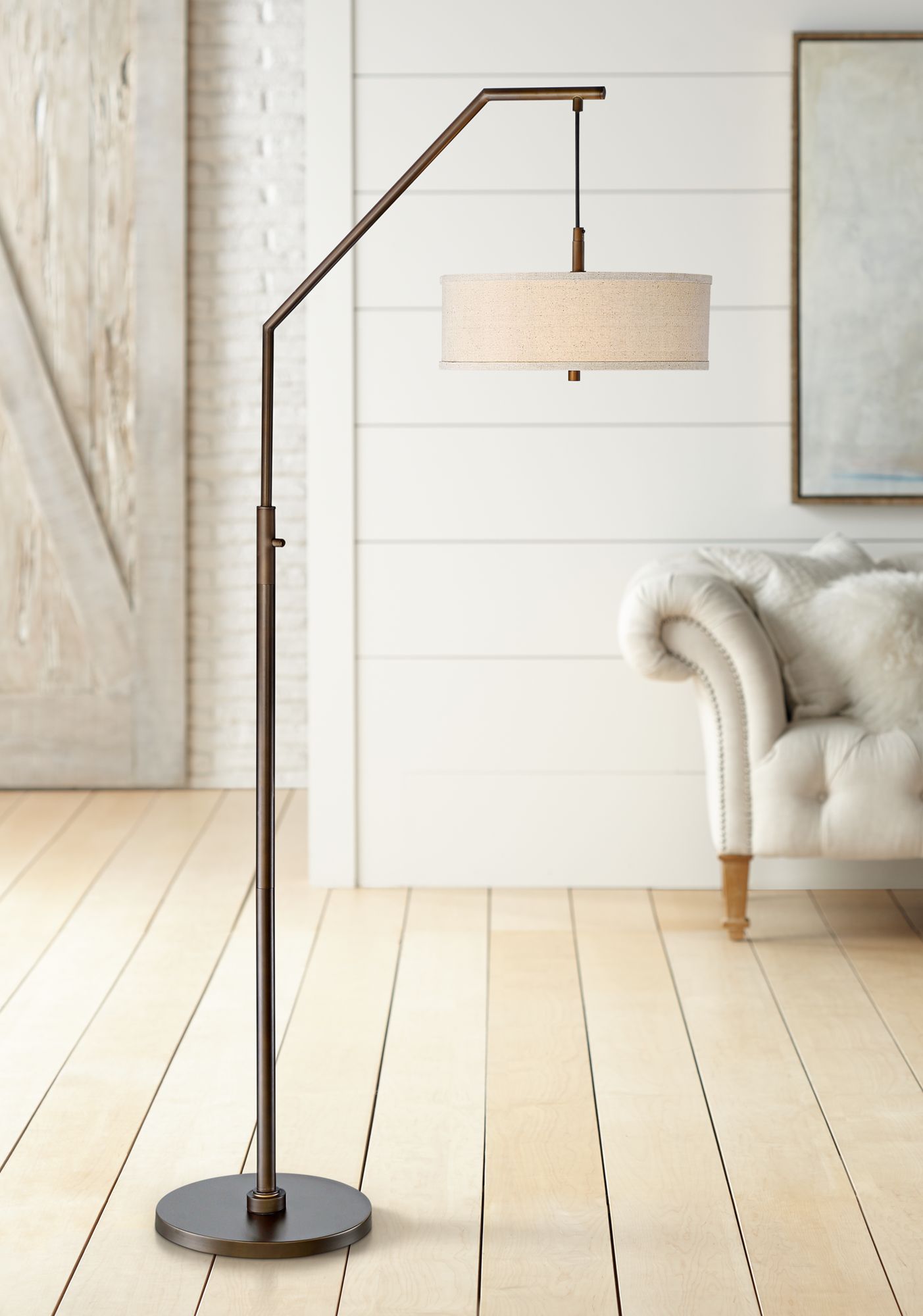 oil rubbed bronze arc floor lamp