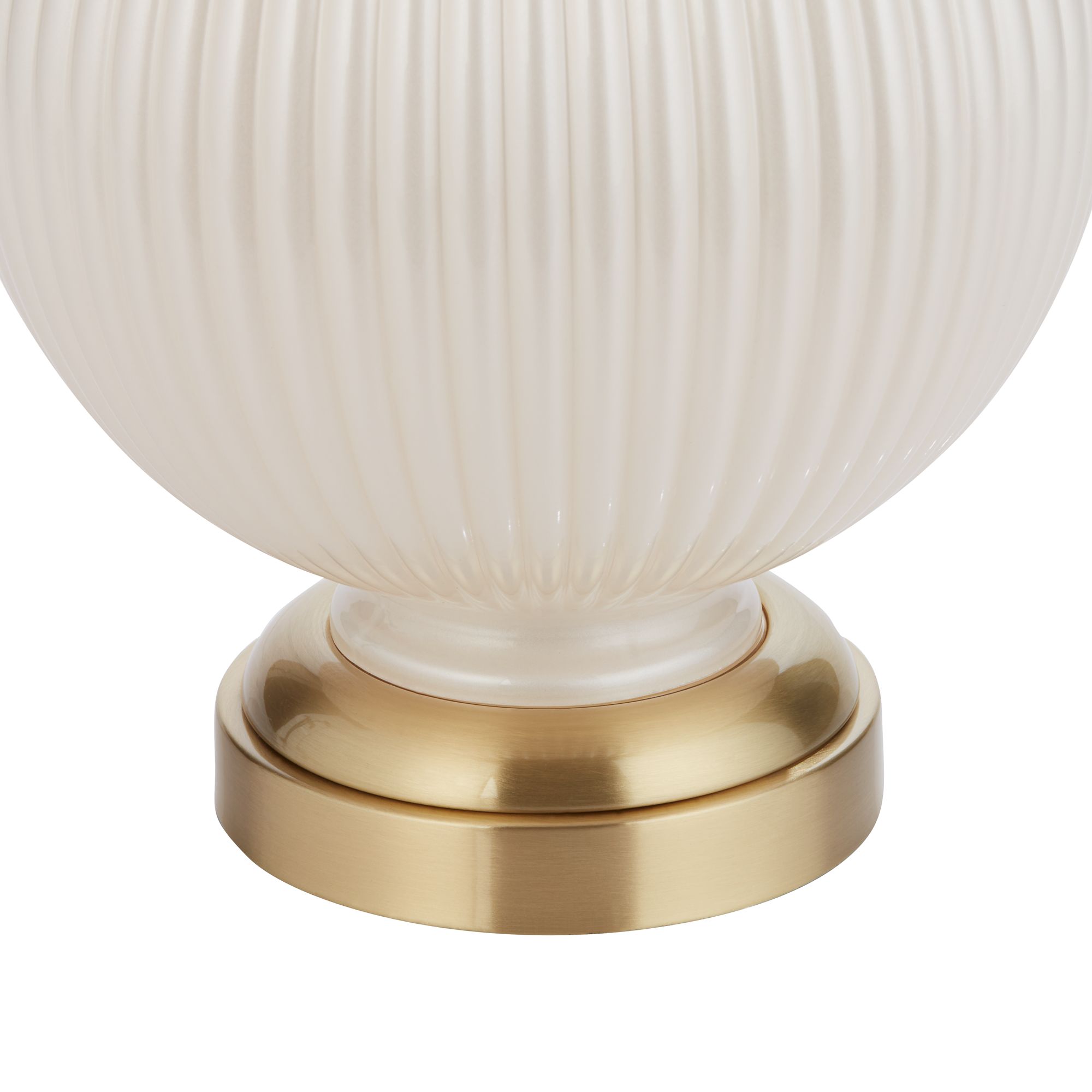 Watch A Video About the Possini Euro Kelly White Opal Glass Table Lamp