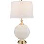 1_Possini Euro Kelly 27" High White Opal Glass Table Lamp