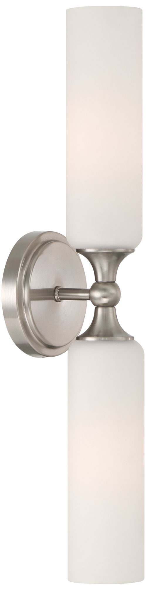 Image 5 Possini Euro Kelsey 22" Wide Polished Nickel 2-Light Modern Bath Light more views