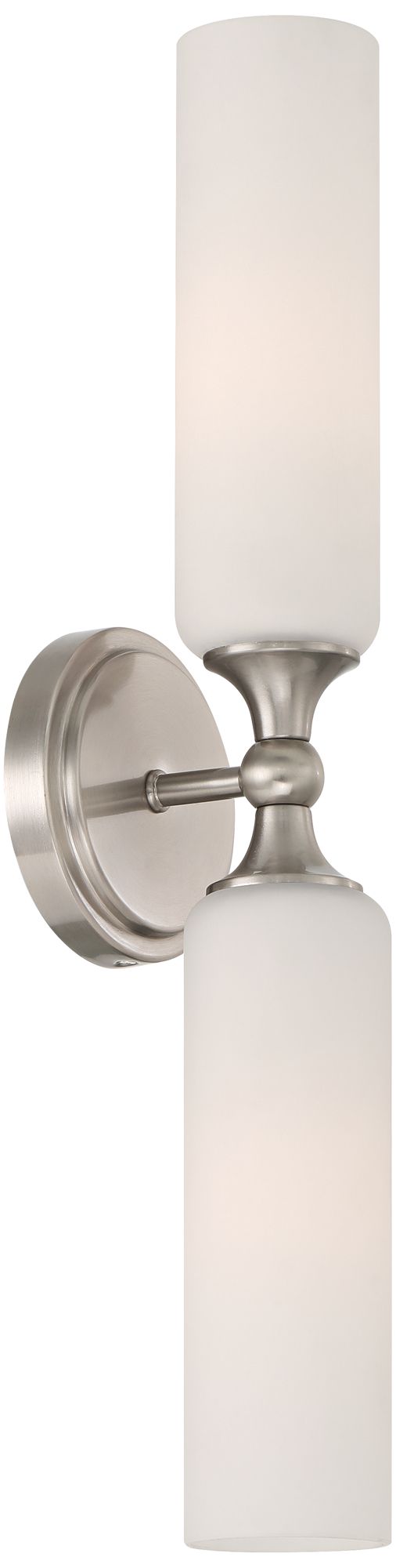 Image 6 Possini Euro Kelsey 22" Wide Polished Nickel 2-Light Modern Bath Light more views