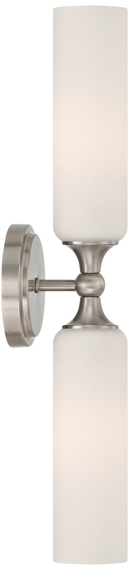 Image 7 Possini Euro Kelsey 22" Wide Polished Nickel 2-Light Modern Bath Light more views