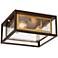 Possini Euro Kie 12" Wide Double Box Ceiling Light