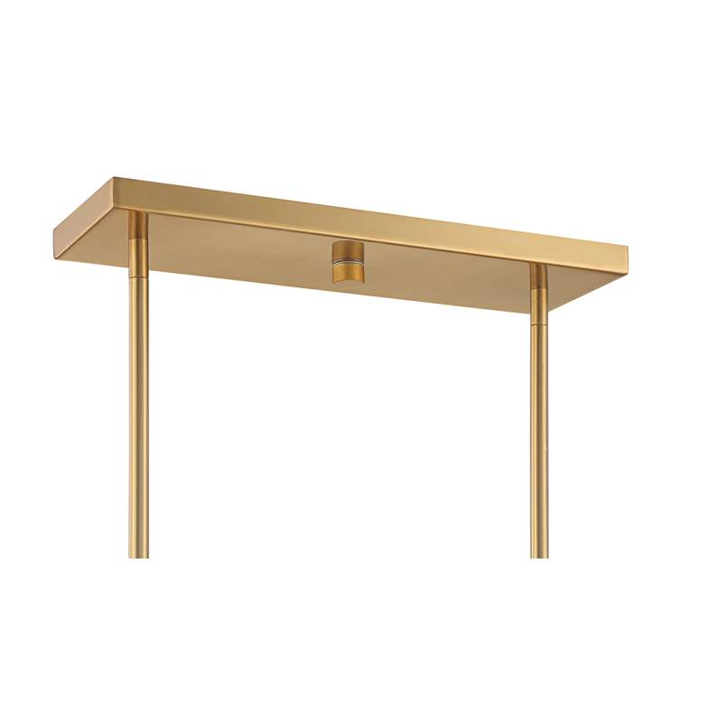 Image 6 Possini Euro Kime 50" Gold 8-Light Modern Trestle Linear Chandelier more views
