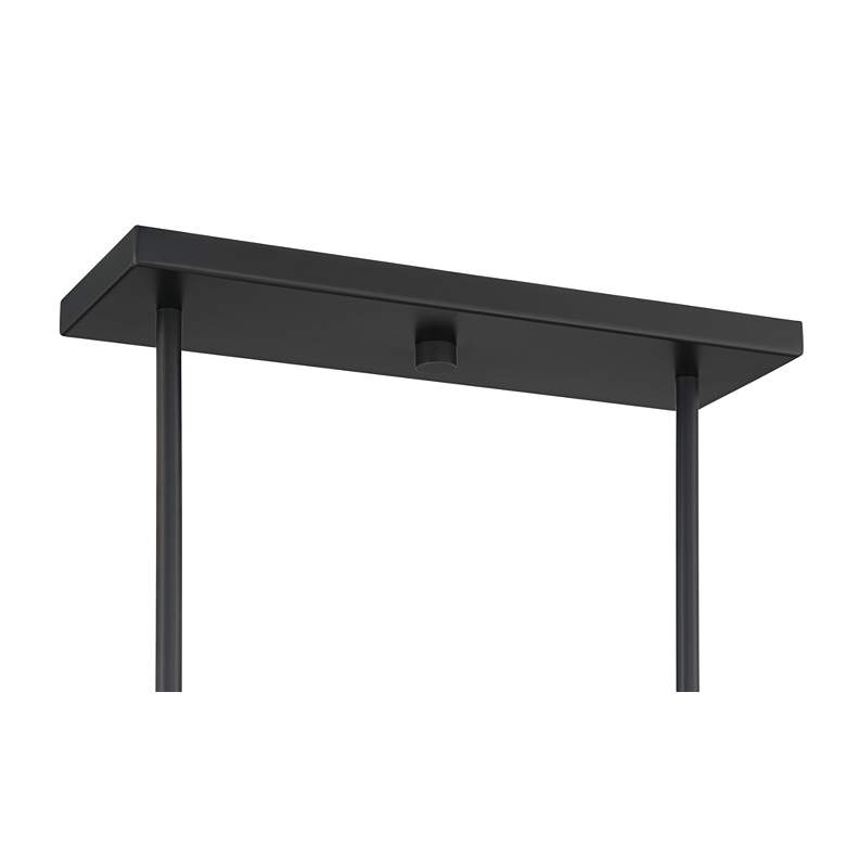 Image 5 Possini Euro Kime 50" Wide Black 8-Light Trestle Island Chandelier more views