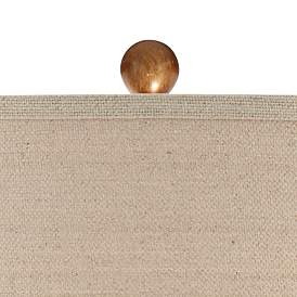 Image4 of Possini Euro Kingston 32 3/4" White Ceramic Table Lamps Set of 2 more views