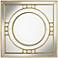 Possini Euro Kinnerton Gold Inlay 36" Square Wall Mirror
