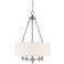 Possini Euro Kinney 19 1/4" Wide Brushed Nickel Pendant