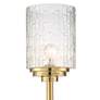 2_Possini Euro Kinsey 78" Modern Brass Torchiere Floor Lamp with Riser more views