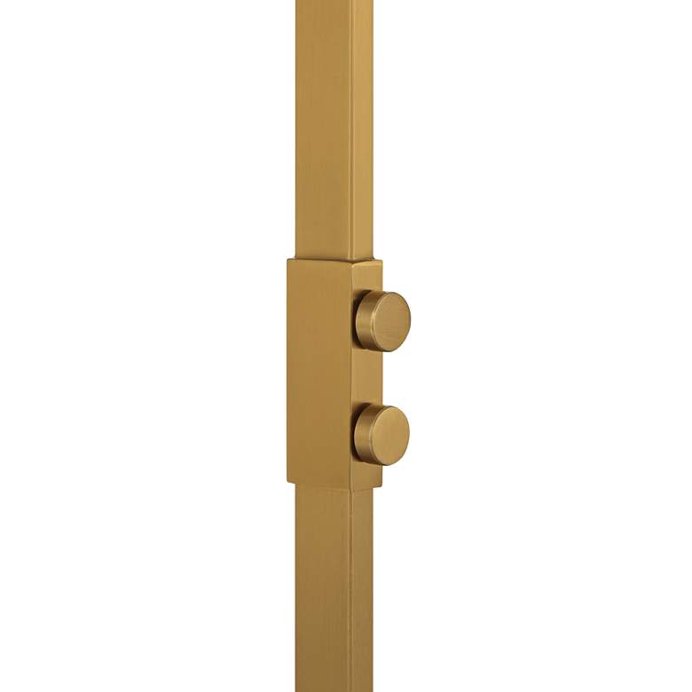 Image 6 Possini Euro Kittridge 62 1/2" Marble and Gold Arc Modern Floor Lamp more views