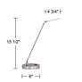 Possini Euro Kobie Adjustable Height Modern LED USB Desk Lamp