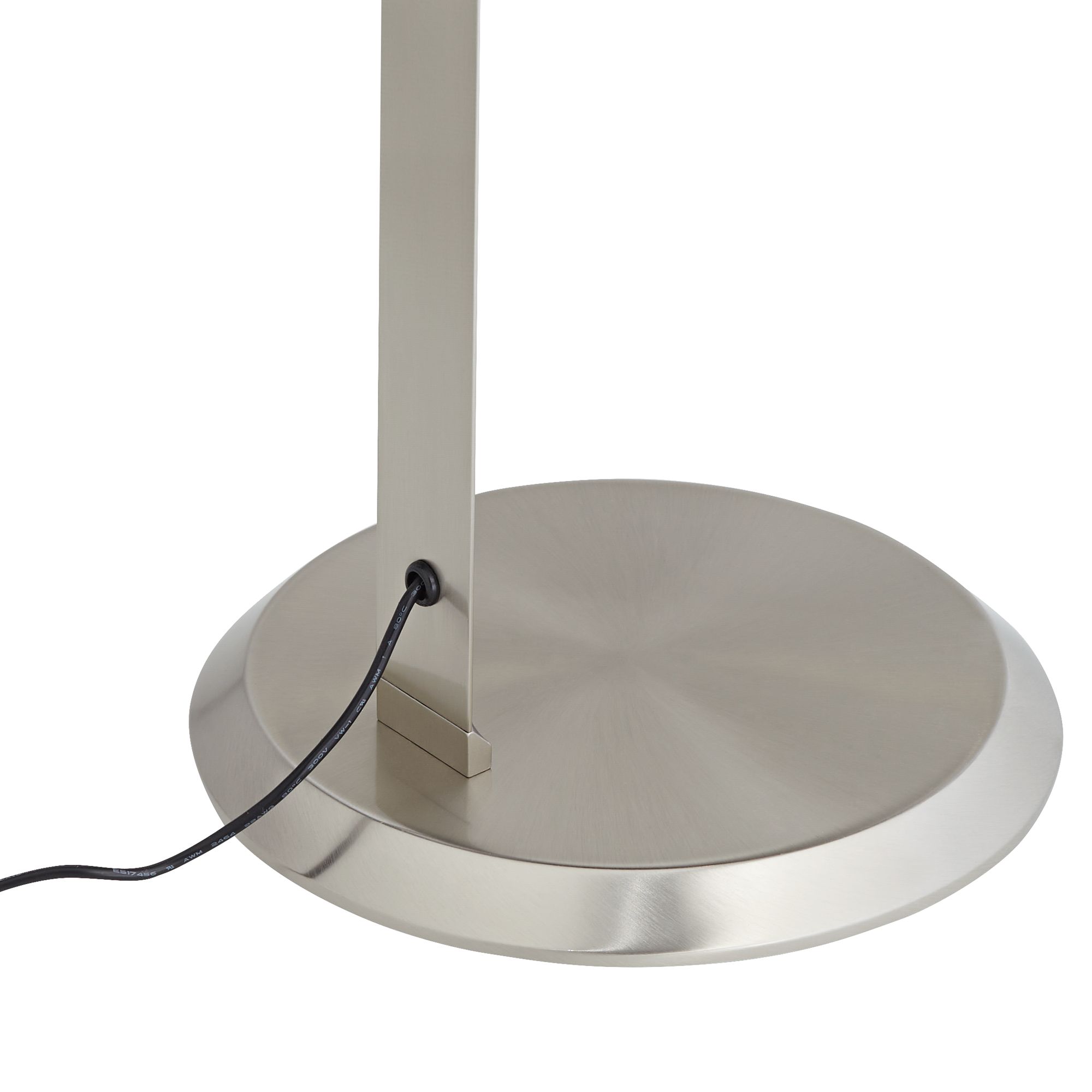 Possini Euro Kobie Adjustable Satin Nickel LED Task Floor Lamp