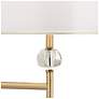 Possini Euro Kohle Brass Plug-In Wall Lamps with Cord Covers Set of 2